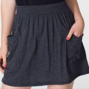 American Apparel Jersey pocket skirt
